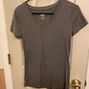 Heathered Green/Grey V-Neck T-Shirt